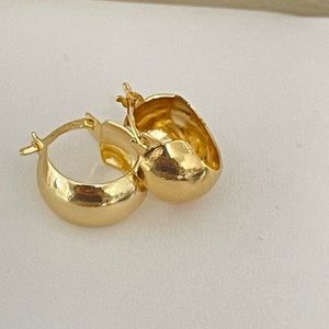 18k Gold Filled Small Hoop Earrings